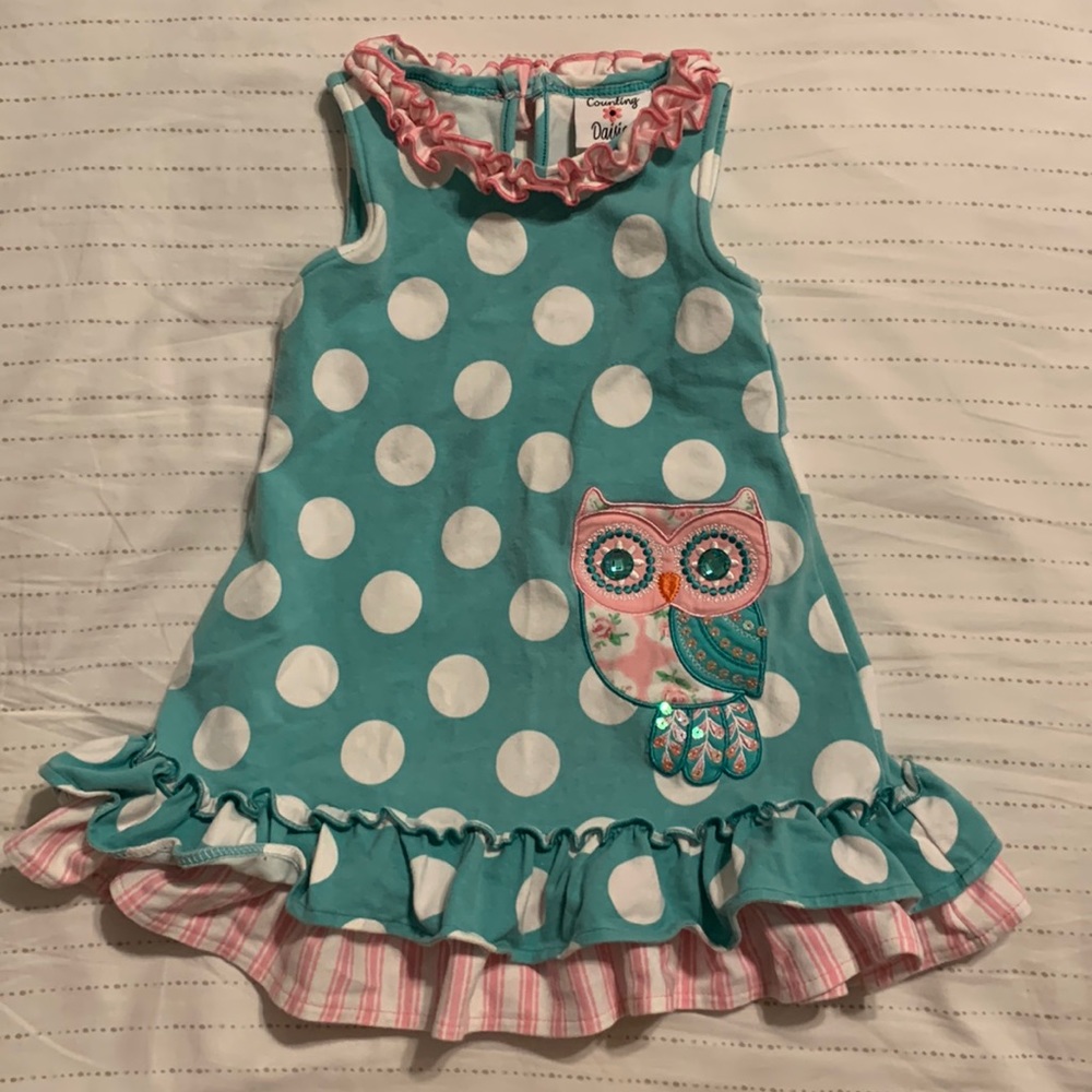 VGUC Counting Daisies Dress Sz 3T